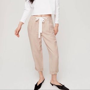 Aritzia Wilfred Allant linen pant 00
